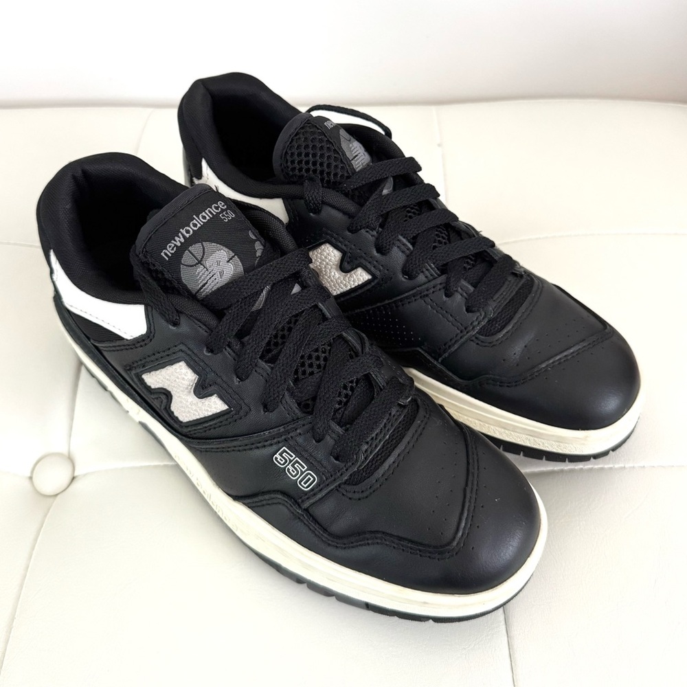 New Balance 550 Panda Black Sneakers